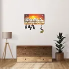 KC Art Wallfly 7 Horse Vastu 6 Hooks Wooden Key Holder, Pack of 1