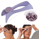 Plastic Slique Eyebrow, Face and Body Hair Threading System (Multicolor)