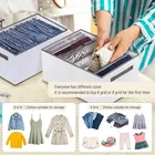 RAJ BAG Wardrobe Clothes Organizer, 8 Grids Washable Portable Closet Organizer Storage Box 