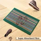 Status Polypropylene Door Mat with Anti Slip Backing 38x58cm Green