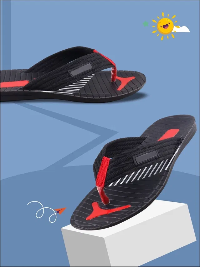 Flipflops for Men, Black (8)