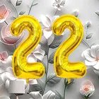 Foil Balloon for Birthday Celebration, No. 22 