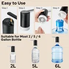 Konquer TimeS Automatic Wireless Water Can Dispenser,with BPA Free, Food Grade Silicone Hose and with 2 Modes of Water Dispencing.