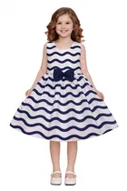 Printed Party Wear Dress for Girls 