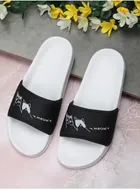 Sliders for Women (White & Black, 4)