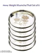 Stainless Steel Dinner Full Plates 