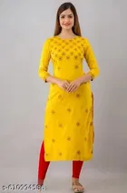 Floral A-line Kurti for Women 