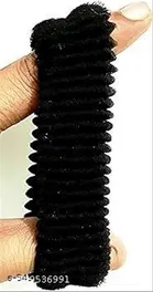 Polyester Hair Ties for Women, Pack of 6 