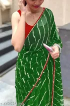 Georgette Printed Saree for Women 