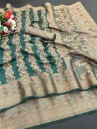 Organza Zari Woven Saree for Women 