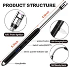 Type-C Rechargeable Electric Lighters for Kitchen,Multicolour