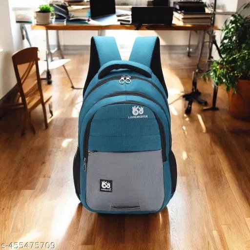 Polyester Backpack for Men & Women, Blue