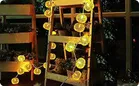 Metal Mesh cylinder 10 LED Hanging Decoration/Diwali Light