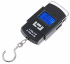 Portable Mini Electronic Hanging Weighing Scale (Black)