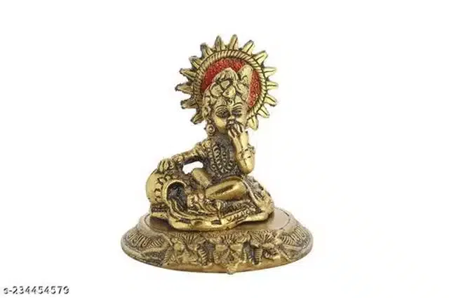 Lord Bal Krishna Idol (Gold)