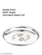 Stainless Steel Dinner Full Plates 