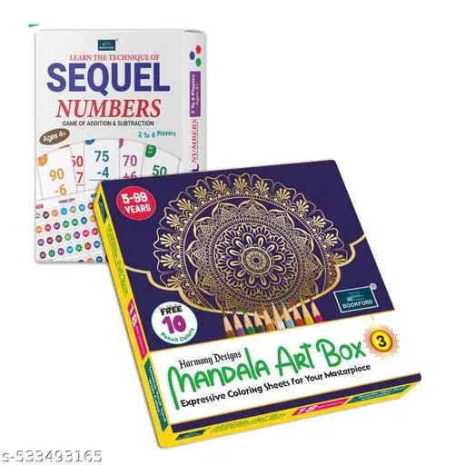 Harmony Mandala Boxx Part 3 + Learning the Technique of Sequel Numbers – A smart and creative combo helping kids learn sequencing and enjoy peaceful coloring!