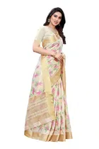 Printed Saree with Blouse Piece for Women 