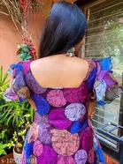 Graphic Print Gown for Women 