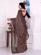 Georgette Printed Saree for Women 