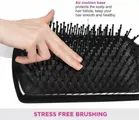Hair Styling Combo – Flat Comb With Roller Round Comb 