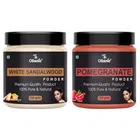 Natural White Sandalwood & Pomegranate Powder for Skin & Hair 