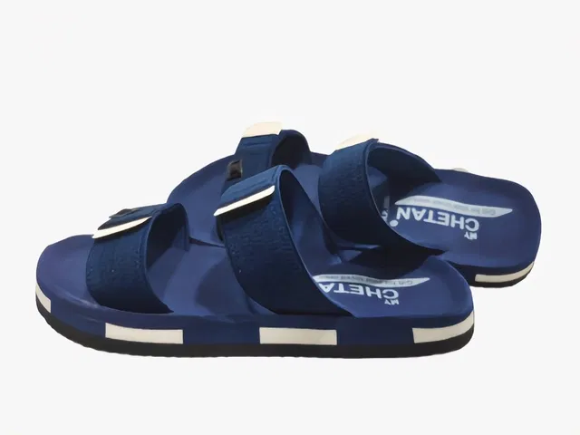 Slippers for Men (Navy Blue, 9)