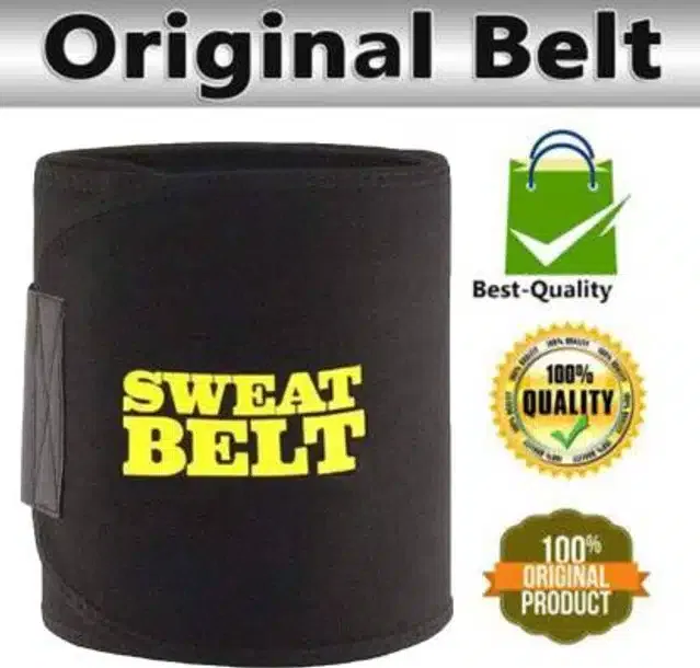 Sweat Belt for Men & Women (Black)
