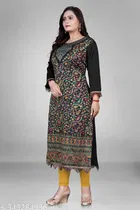 Pashmina Self-Design Kurti for Women 