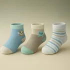 Cotton Spandex Ankle Length Socks for Kids 