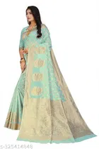 Chanderi Cotton Zari Woven Saree for Women 