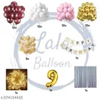49 Pcs 9th Birthday Decoration kit, Multicolour, Set of 1
