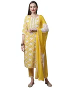 Cotton Printed Kurta Set for Women 
