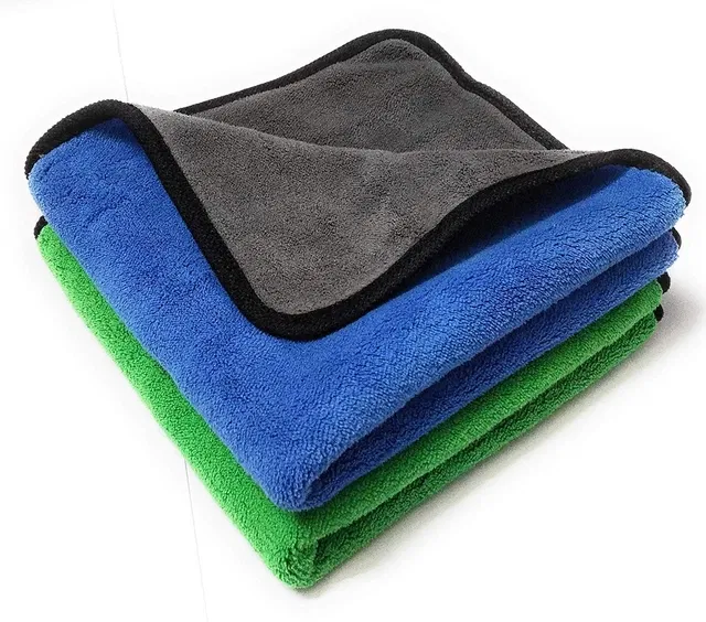 Microfiber Car Cloth & Towels (Multicolour, 30x40 cm) (Pack of 2)