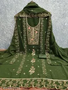 Georgette Punjabi/All Over Suits Semi-Stitched Suits 