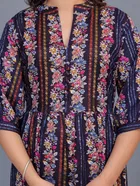 Georgette Printed Midi Dress for Women 