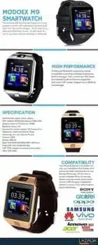 सकी-टेक ब्लूटूथ वाच स्मार्टवाच 