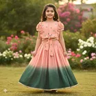 Rayon  Lehenga & choli For Girls, Multicolour 