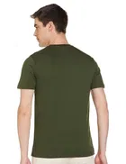 Round Neck Solid T-Shirt for Men 