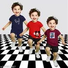 Cotton Blend Printed Clothing Set for Boys, Multicolour, Pack Of 3 