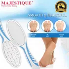 Majestique Dual Side Foot Scrubber With Handle 