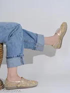 Printed Synthetic Ballerinas for Women 