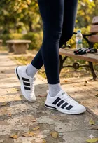 Sports Shoes for Men, White & Black 