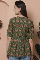 Cotton Printed Top for Women 