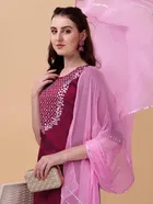 Women's Kurta with Pant & Dupatta 