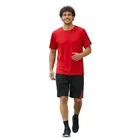 Polyester Printed Co-Ord Set for Men, Red & Black 