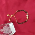 Mangalsutra Bracelet for Woman, Gold, Free Size for Women