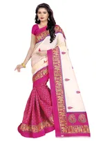 Silk Printed Saree for Women 