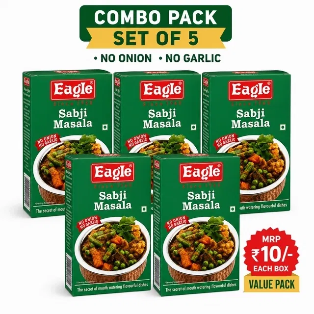 ईगल सब्ज़ी मसाला 5X10 g - सेट ऑफ 5