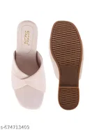 Solid Flat Sandals for Women 